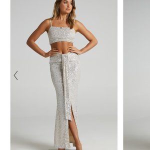Showpo 2 Piece Sequin Set